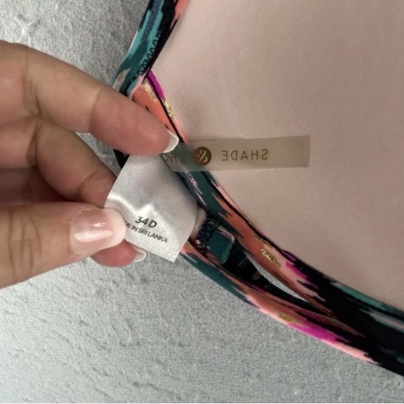 Colorful Patterned Bikini Top - Picture 3 of 3